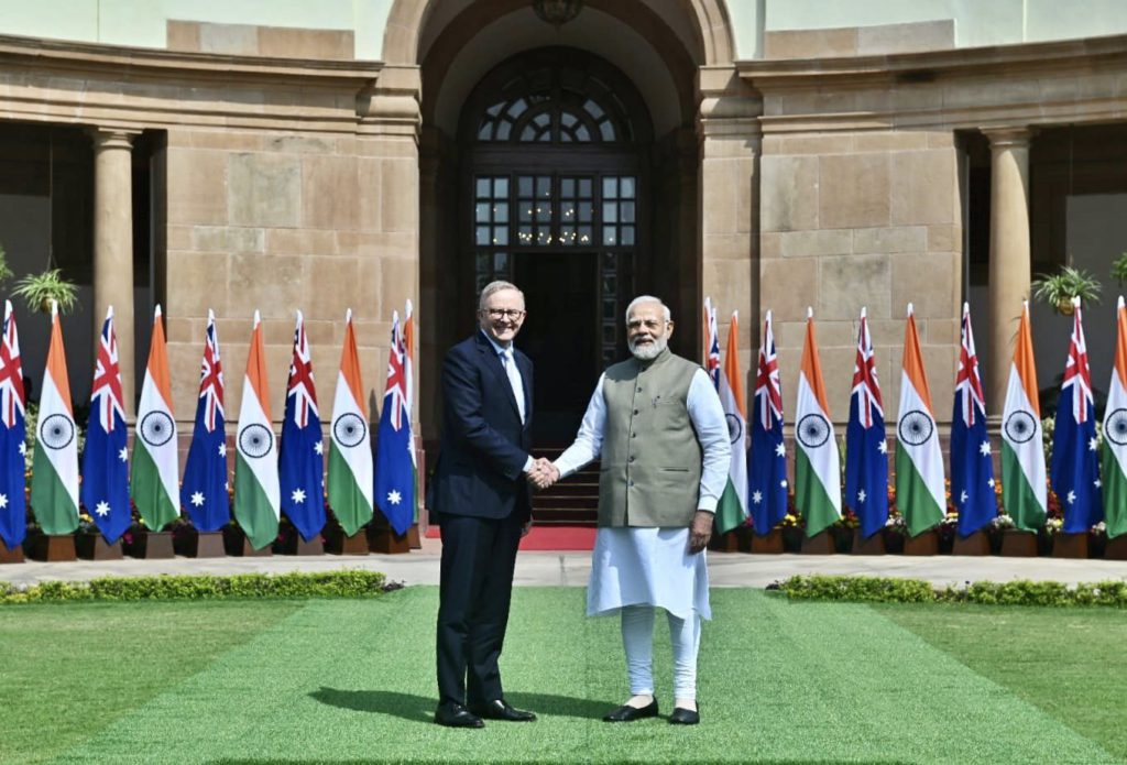 Indian Prime Minister Narendra Modi arrives in Australia 2