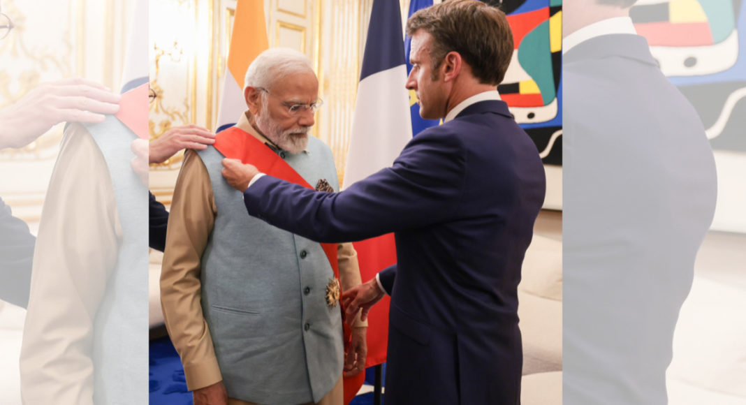 Indian PM Modi Conferred With France's Highest Award 'Grand Cross Of ...